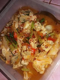Foto resep Sayur tempe kuah pedas