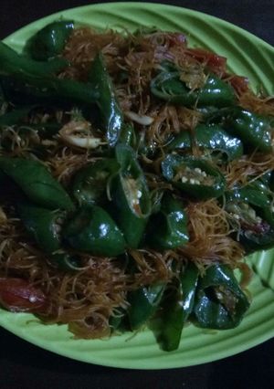 Foto resep Soun goreng cabe hijau