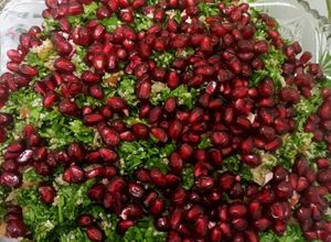صورة لوصفة تبولة بالرمان