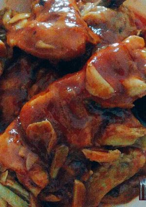Foto resep Sayap Ayam Saos Pedas