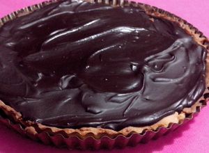 Una foto de Tarta tofi - Tarta de dulce de leche y chocolate