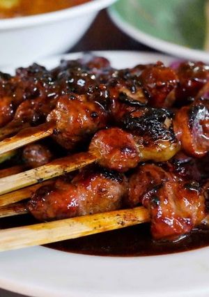 Foto resep Sate Kambing Bumbu Kacang Empuk Khas Madura