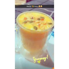 A picture of Mango Lassi.