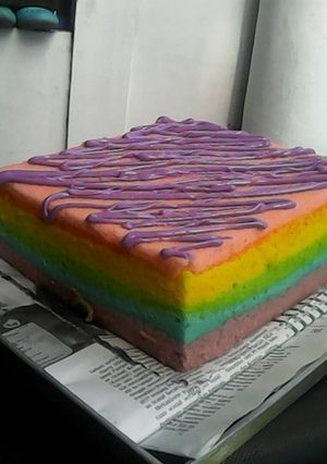 Foto resep Rainbow cake