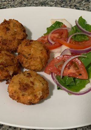 Una foto de Croquetas de arroz