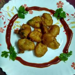 Aloo daal ke pakode A picture of Aloo daal ke pakode.