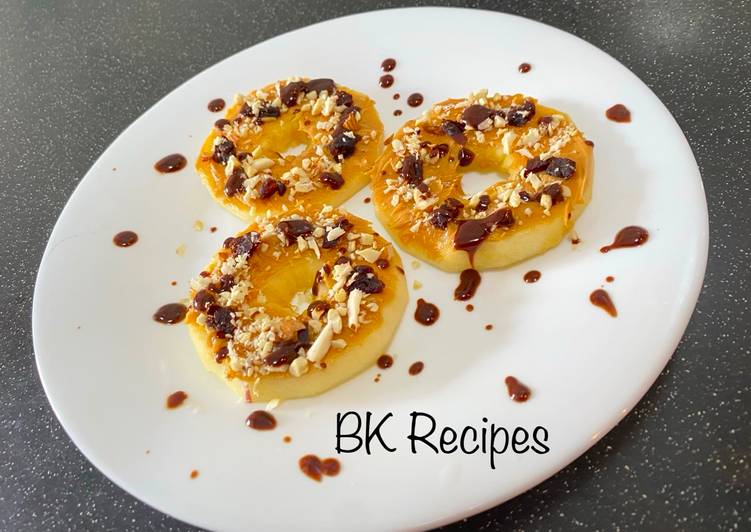 Simple Way to Prepare Favorite Crunchy Apple Donuts 🍩