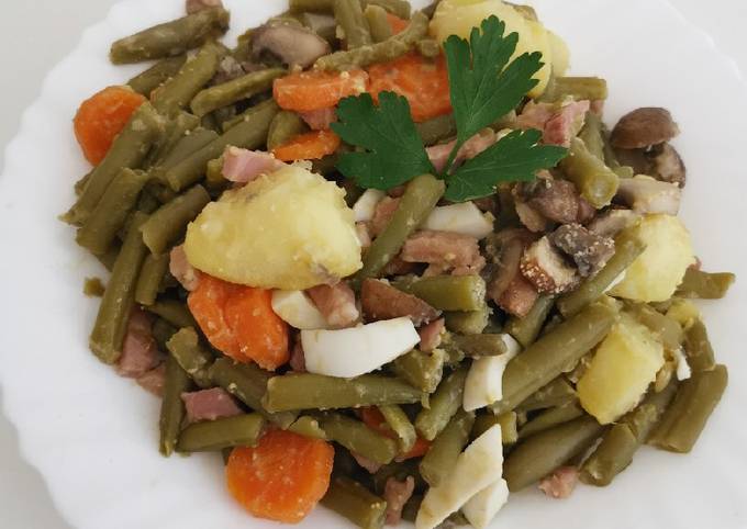 Judías verdes, patatas y zanahorias - Gvtarra