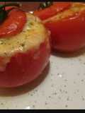 Tomate rellenos de arroz y carne
