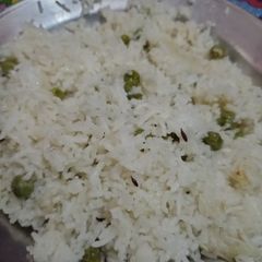 A picture of Matar chawal.