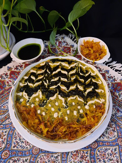 عکسی از دستور آش اسفناج