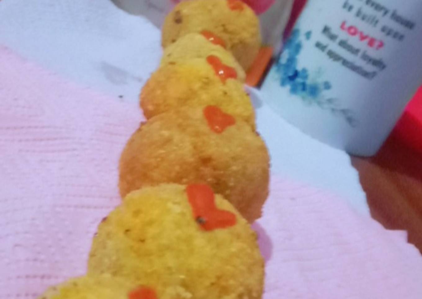 Potato chicken cheese 🧀 balls