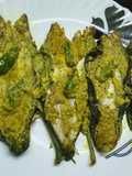 Steamed Pabda Fish in Bottle Gourd Leaf (Lau Patai Pabda Paturi)