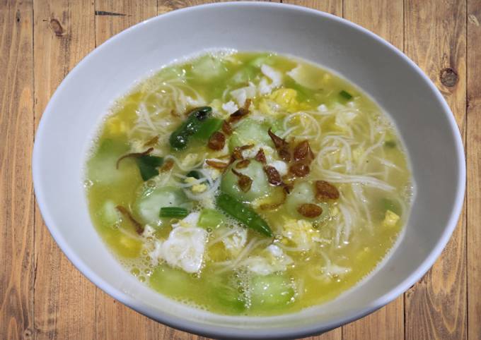 Resep Sop Misoa, oyong, telor Yang Bisa Manjain Lidah