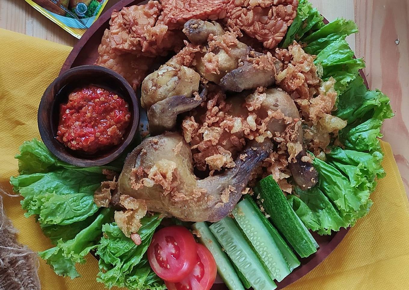 Ayam Kremes (bumbu ungkep instan)