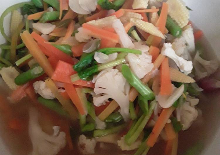 Resep Vegatable capcai Anti Gagal