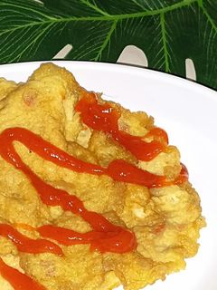 Foto resep Telur Dadar Sambal Bawang