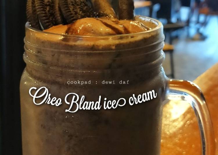 Langkah Mudah untuk Membuat Oreo bland ice cream, Lezat Sekali