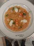 Risotto ai gamberoni e mousse di bufala al profumo di limone
