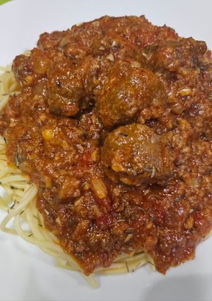 Foto resep Spaghetti and Meatball