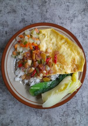 Foto resep Nasi Telur Sambal Bawang
