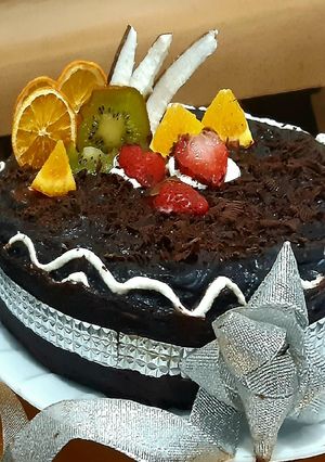 عکسی از دستور کیک شکلاتی مخصوص