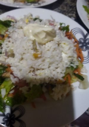 صورة لوصفة سلطة رز