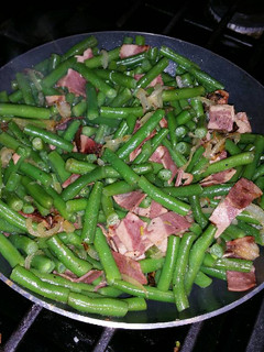 A picture of Savory Green Beans.