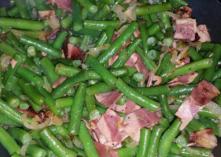 Recipe of Super Quick Homemade Savory Green Beans