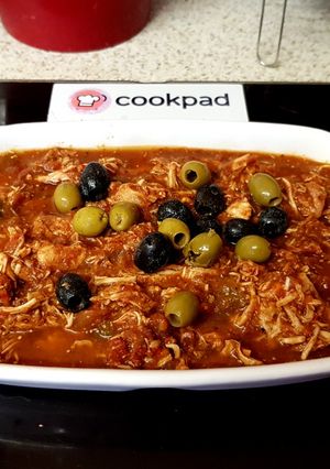 A picture of My Mexican inspired Pulled Chicken 😫.