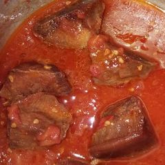 A picture of Stewed Cow Tongue.