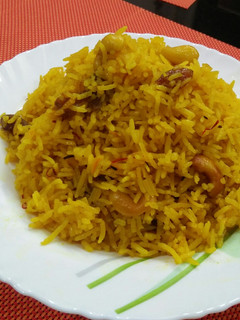 A picture of Basanti pulao.