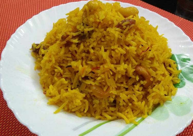 Steps to Prepare Any-night-of-the-week Basanti pulao