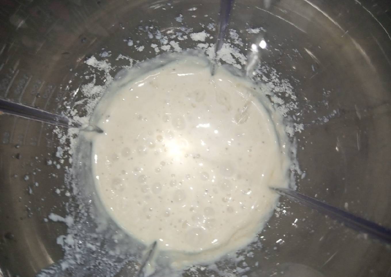 Banana milk pulp