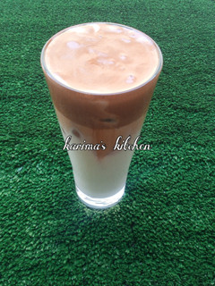 A picture of Dalgona coffee.