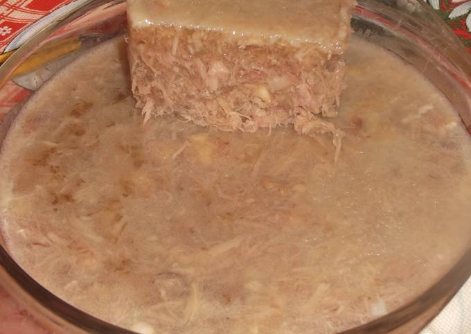 Студень из говядины и индейки