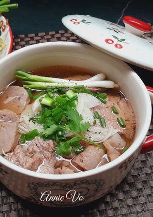 Hình của món Phở bò.