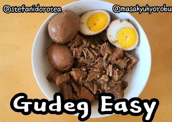 Gudeg Gampang tanpa daun jati hemat gas 😍 | @masakyukyorobun