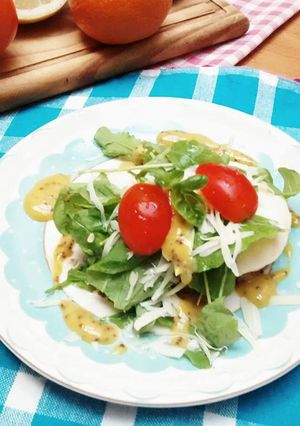 Una foto de Milanesa (soja, pollo, carne) con glamour