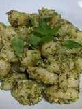 Nhoque com pesto
