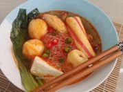 Gambar chikuwa kuah sawi putih