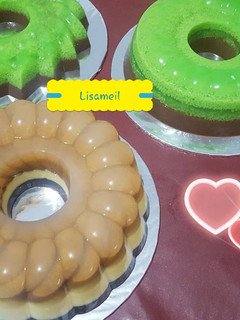 Foto resep Puding Lumut Coklat Pandan