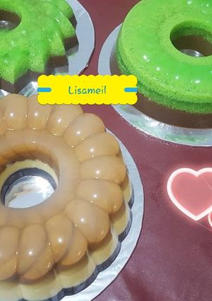 Foto resep Puding Lumut Coklat Pandan