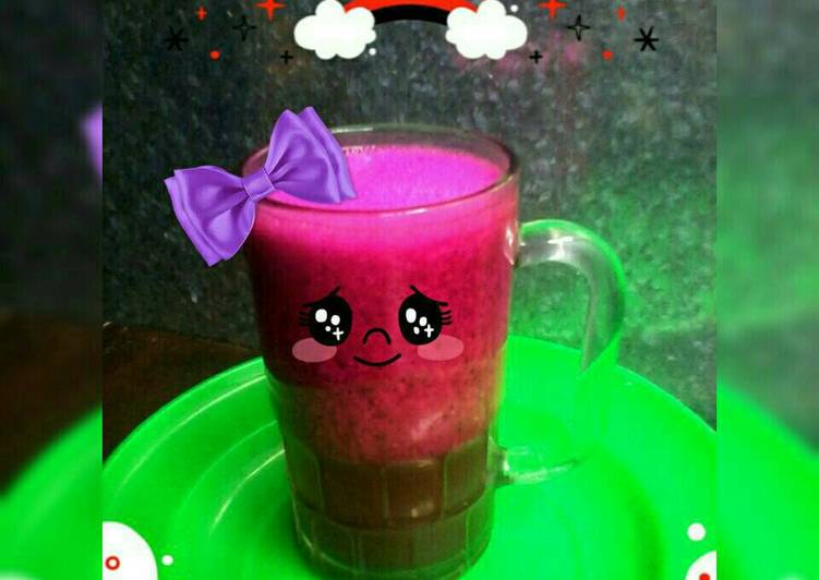 Resep 🍑Jus buah naga🍑 Mudah