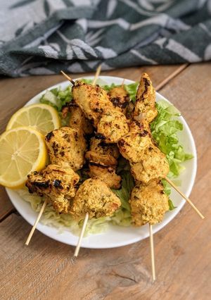 A picture of Chicken Reshami Kebab Roast.