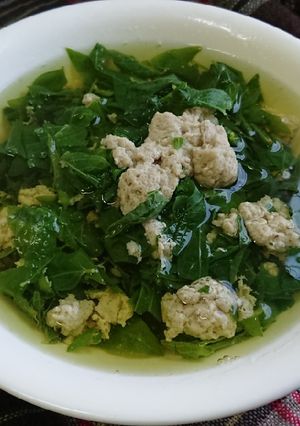 Hình của món Canh rau ngót tôm tươi.