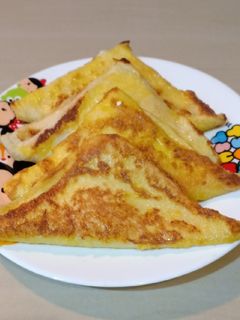 Foto resep (Seri Roti) French Toast Banana Cheese (Bekal Sekolah Anak)
