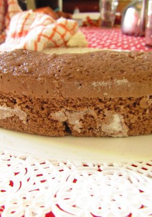 Una foto de Bizcochuelo de chocolate