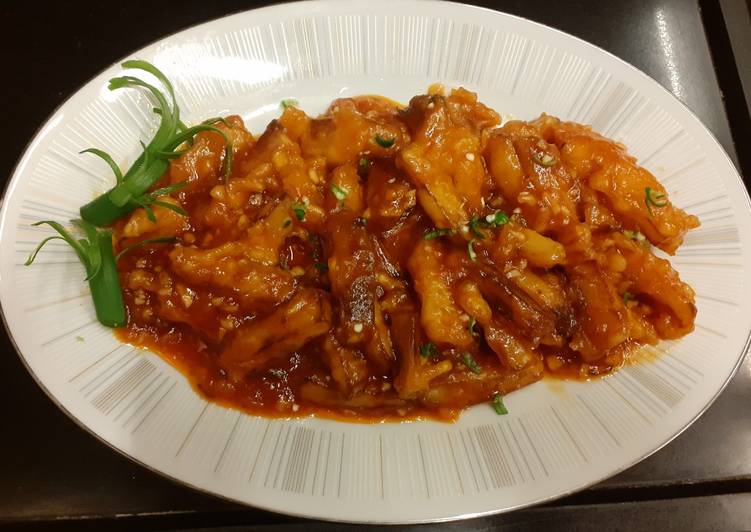 Sweet & Spicy Honey Chilli Potato