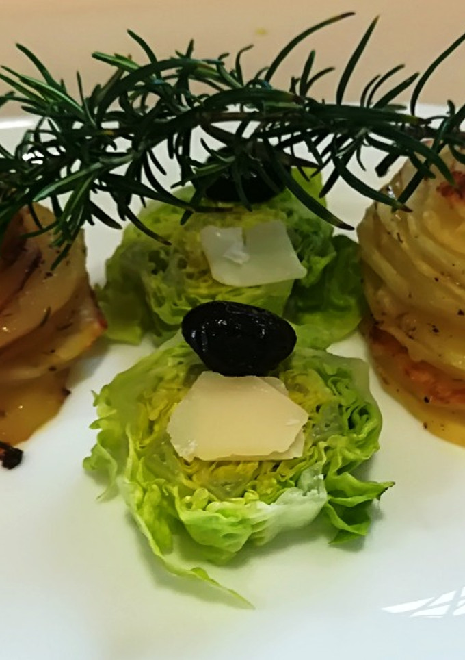 Una foto de Milhoja de patata